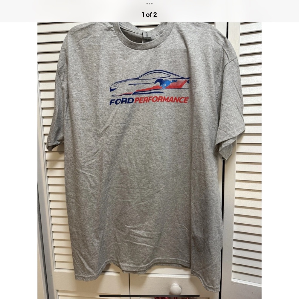 Ford Performance Gildan Gray T-Shirt Size XL  (NEW)